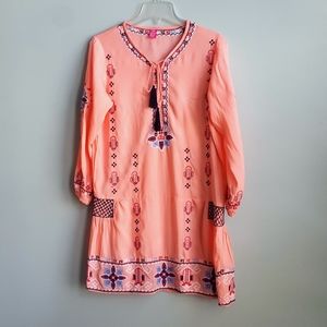 Raj boho embroidered dress